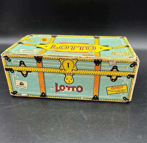 vintage lotto game|Vintage Lotto Game Parker Brothers .